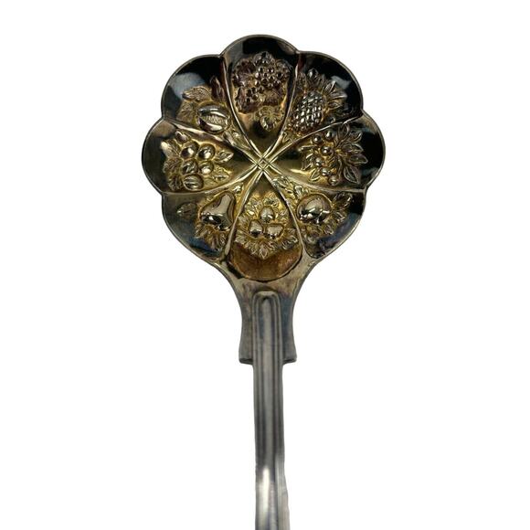 Vintage EPNS A1 Sheffield Ladle Berries Serving Spoon - Picture 3 of 6